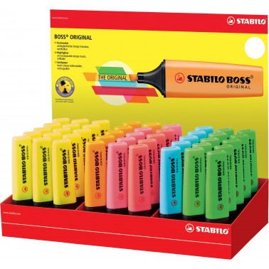 Stabilo Evidenziatori Fluo' in espositore da 45 pz.