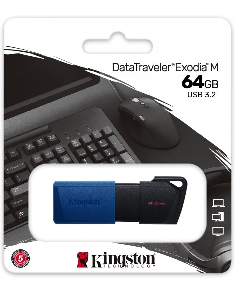 Chiavetta pen drive USB 3.2 Exodia " M " Kingston 64 GB