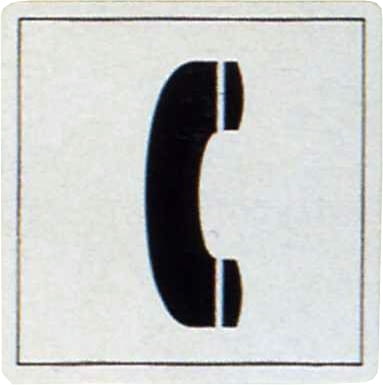 Etichetta Adesiva Segnalazione Telefono