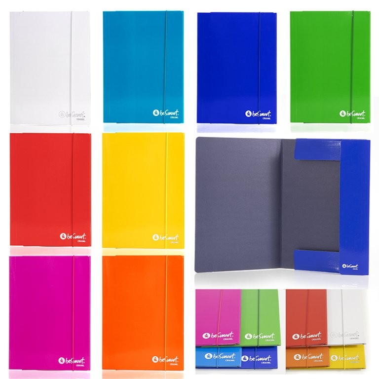 Cartelline con Elastico 6 col.FORTI Ass. 700GR BeSmart