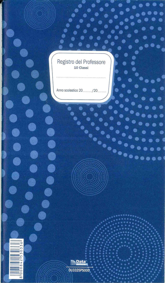 Registro del Professore a 10 Classi 140 Pg.