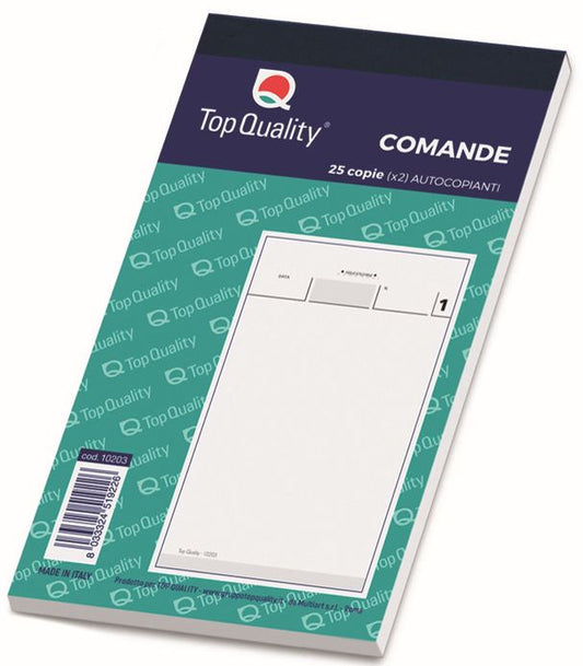 Blocco Comande 2C.AUT. 10x17 25/25 Task Top Quality