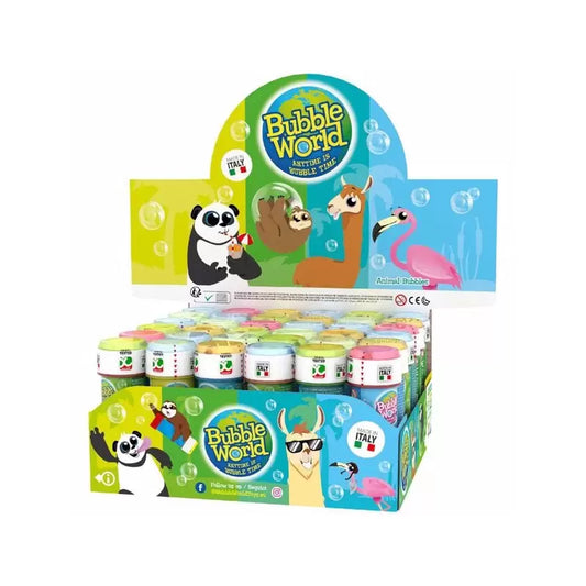 Bolle di Sapone Dulcop " Animal Bubbles" in cf. da 36 pz.