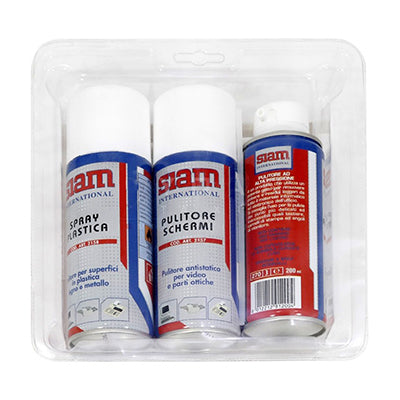 Kit Pulizia Per Computer 3 Pezzi