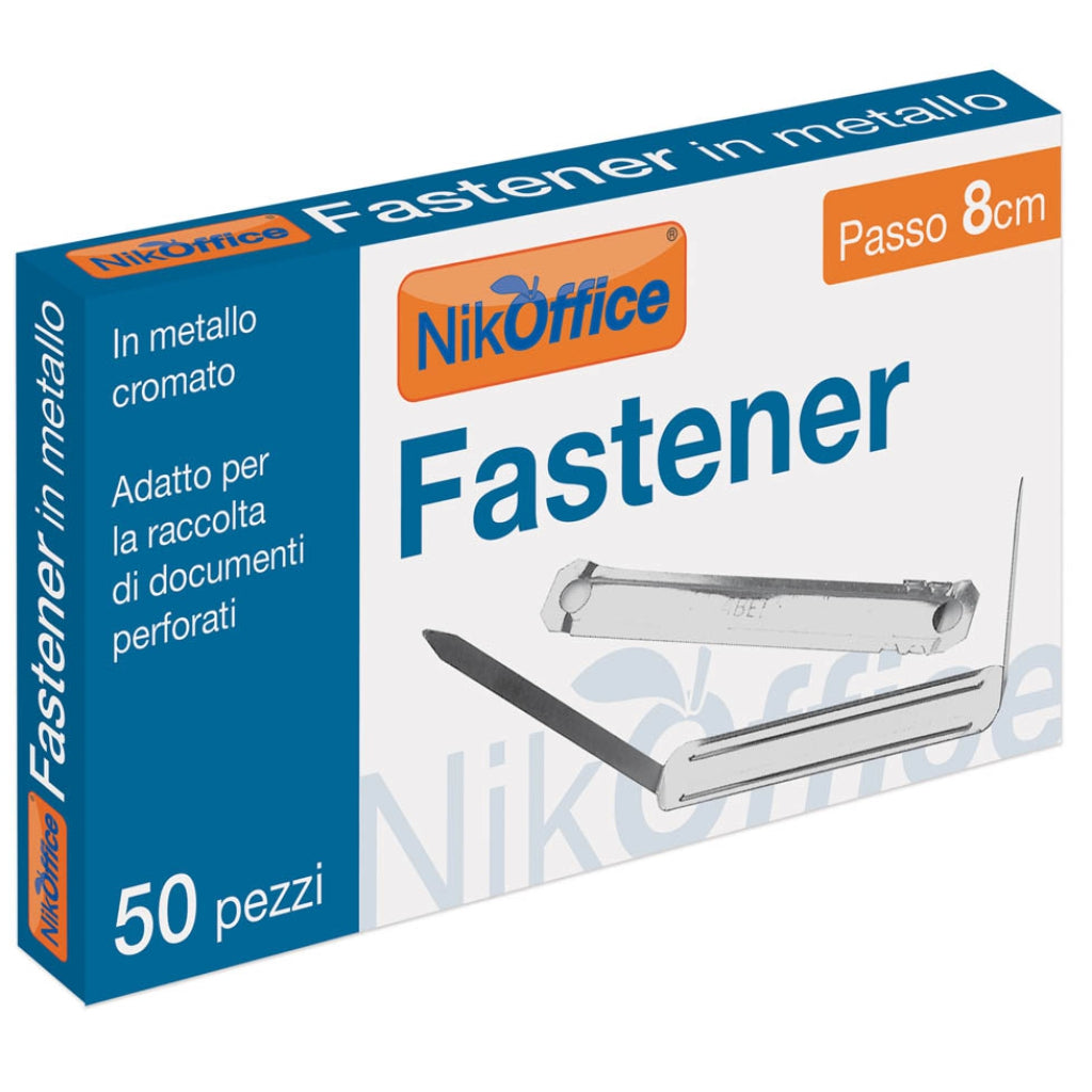 Fastener in Metallo Passo 8 cf. da 50 pezzi