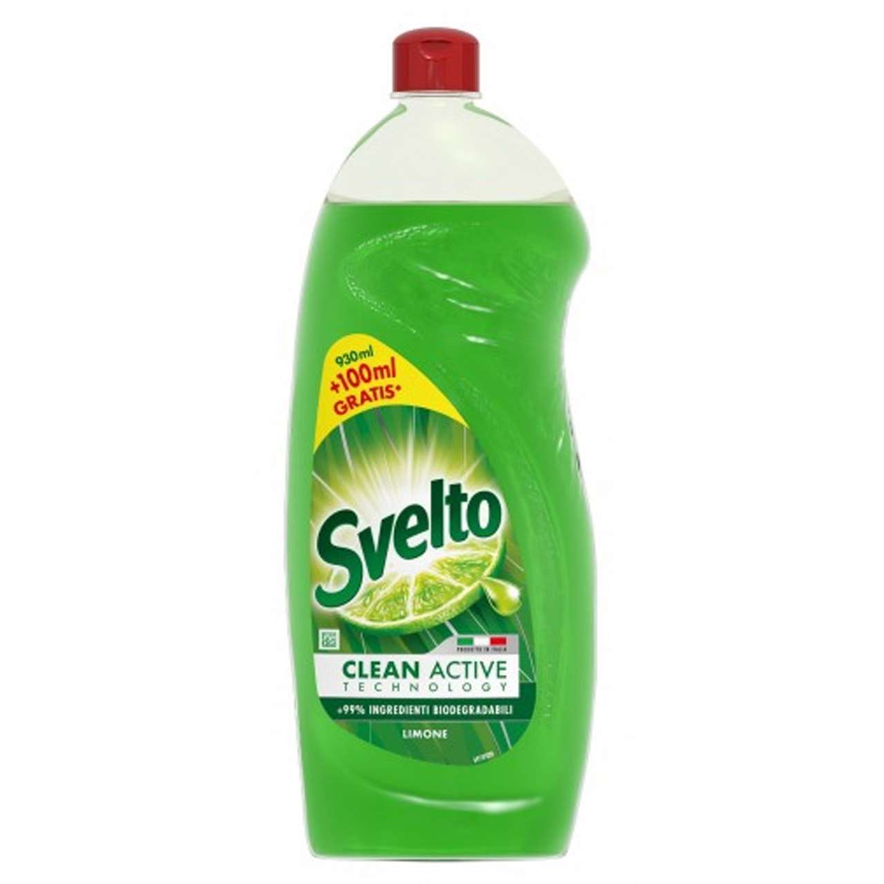 Detergente piatti limone " Svelto " Flacone da 1 lt.