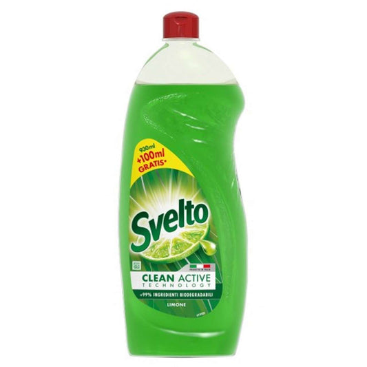 Detergente piatti limone " Svelto " Flacone da 1 lt.