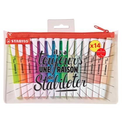 Stabilo Boss Evidenziatore Swing Cool – Astuccio 14 Colori (Edizione Limitata)