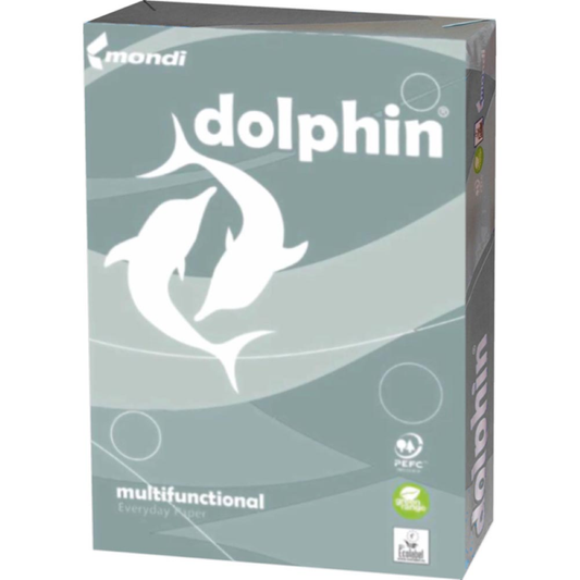 Carta A4 Dolphin "Mondi" 80 gr. 1 risma da 500 fogli