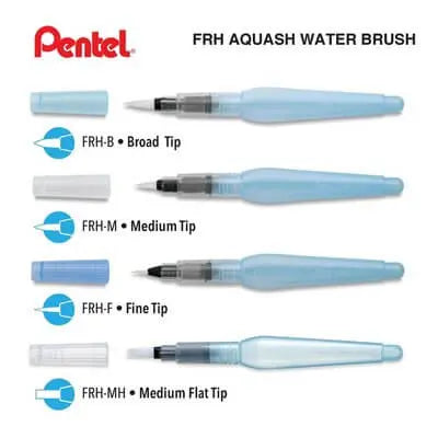 Penne Acquash Brush Pentel Punta Media