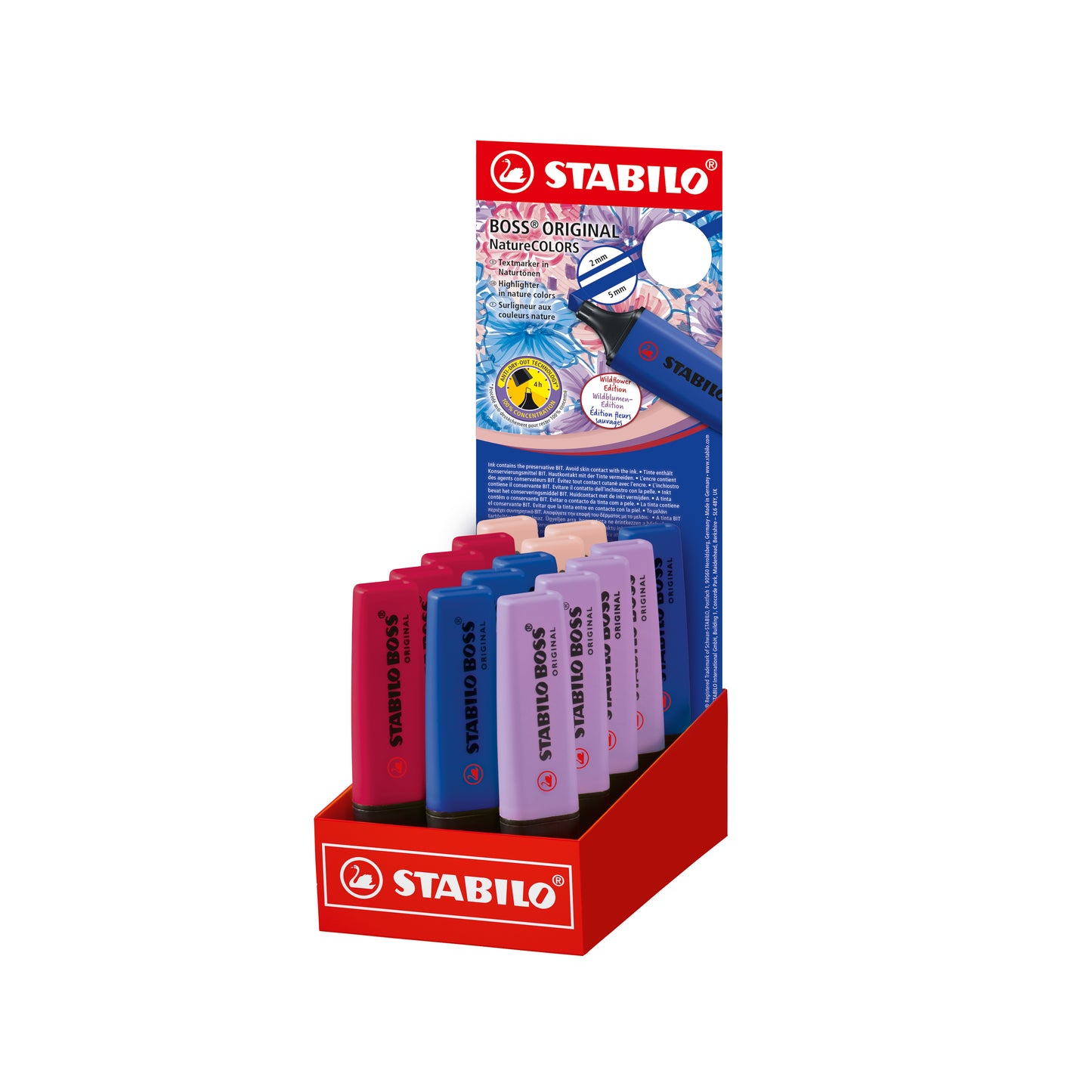 Stabilo Boss Original NatureCOLORS Wildflower Edition espositore 15pz.