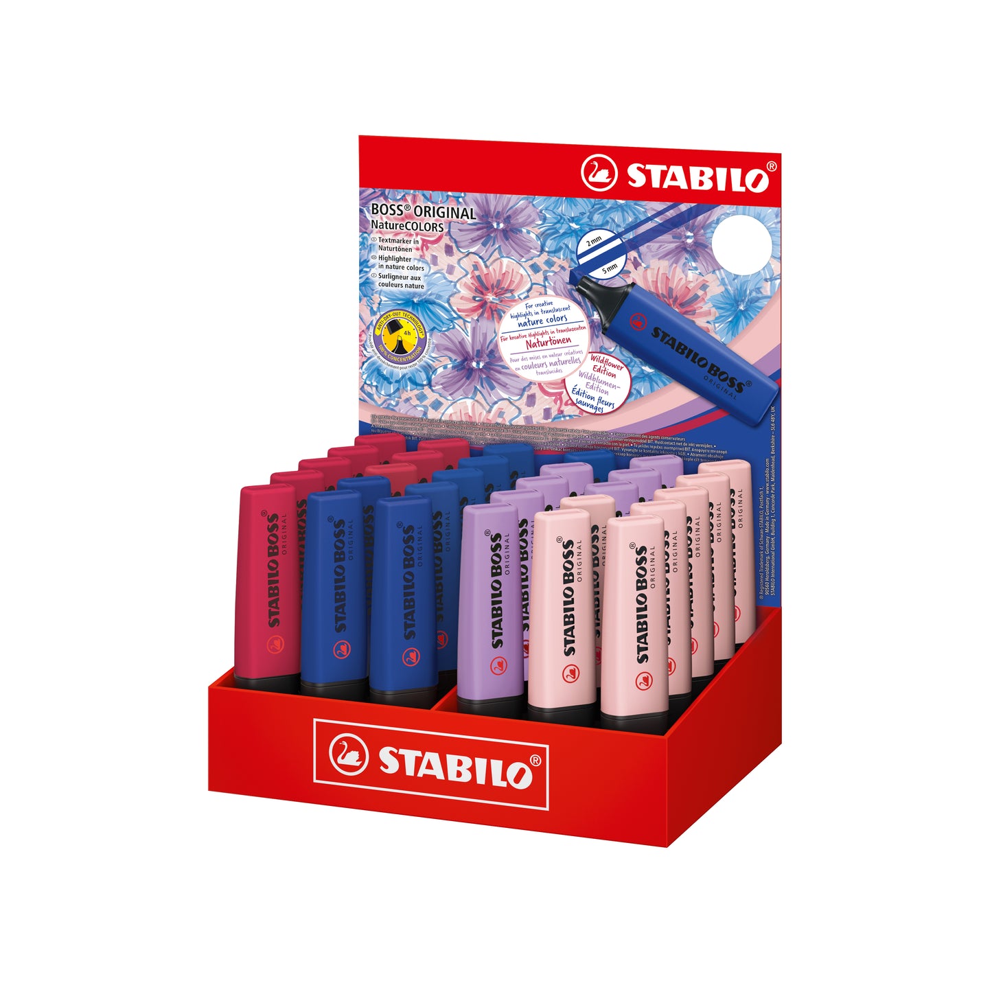 Stabilo Boss Original NatureCOLORS Wildflower Edition Espositore 30pz.