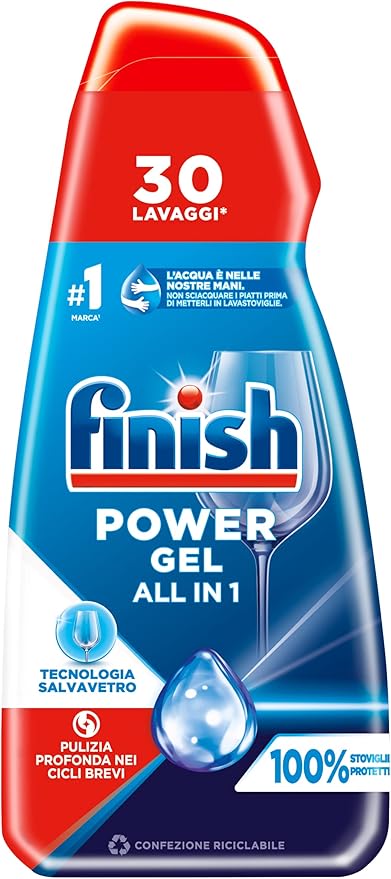 Sapone Lavastoviglie Finish Gel 600ML.