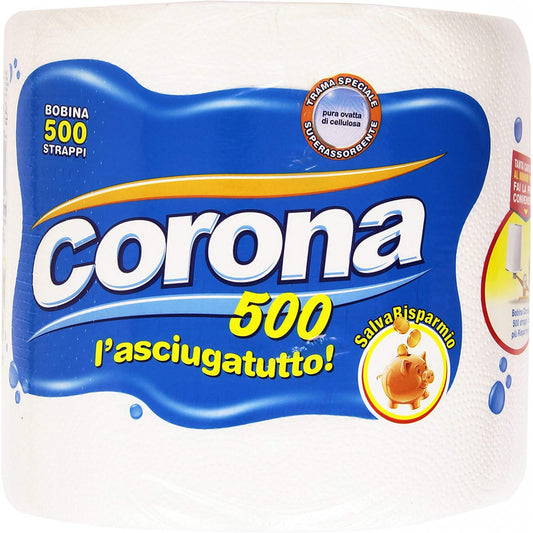 Rotoloni Asciugatutto Corona 500 Strappi
