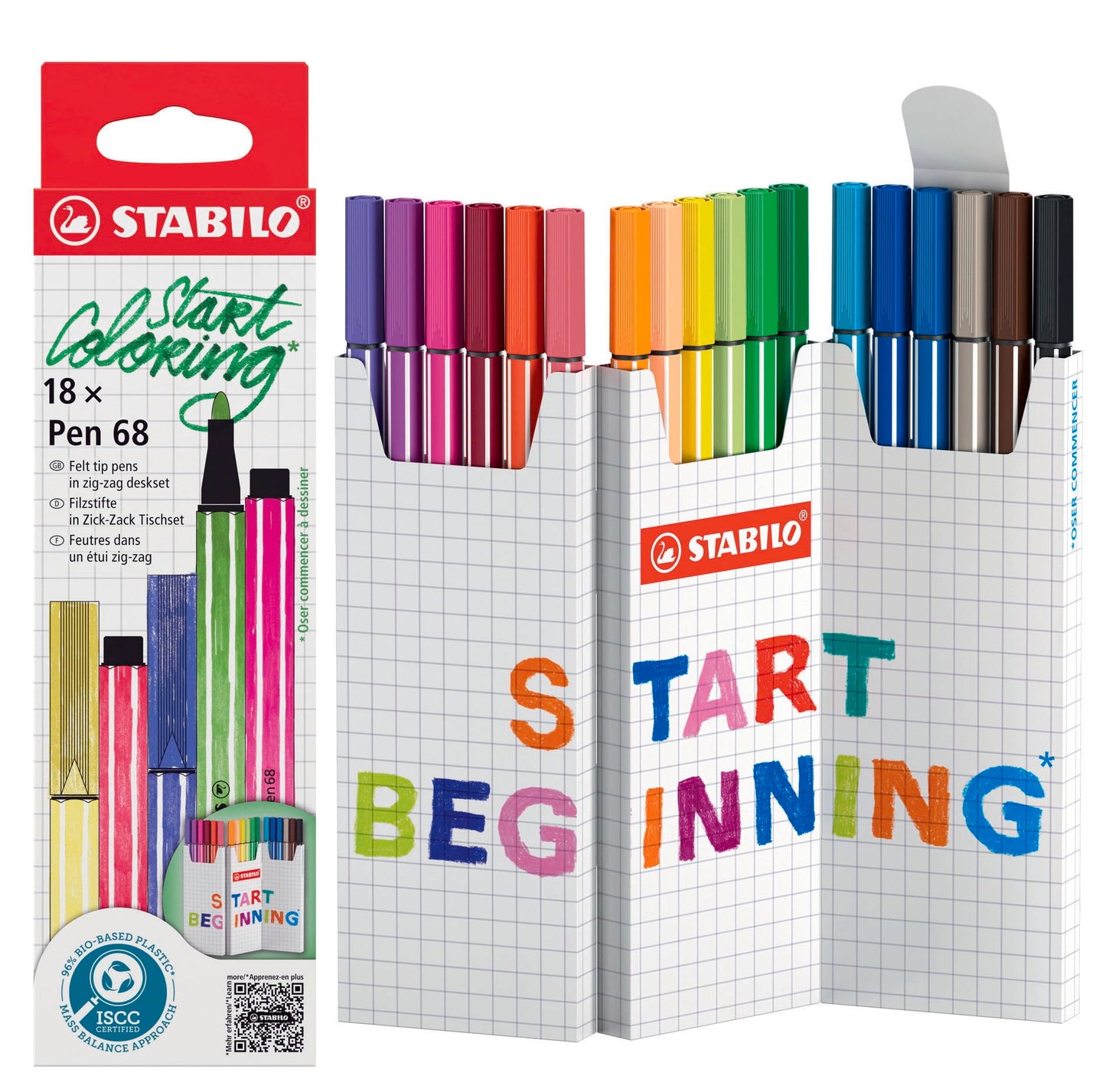 Stabilo Pen 68 18pz. Zig-Zag