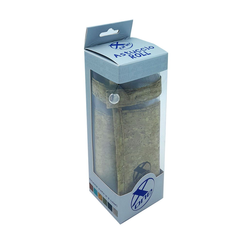 Astuccio Roll Portapastelli Vuoto in Sughero