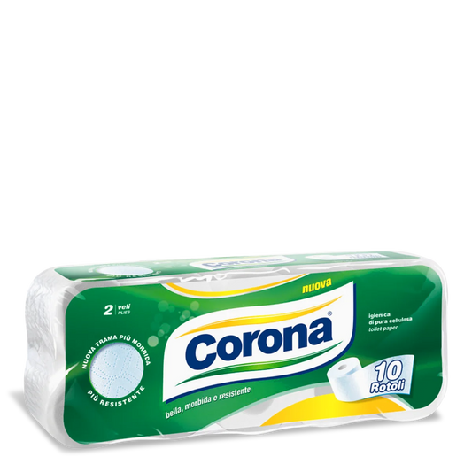 Carta Igienica 2 veli cf. 10 rotoli Corona