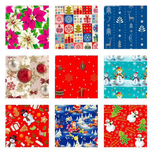 Carta Regalo Natalizia Assortita 100pz.