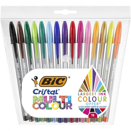 Blister da 15 Penne Bic Color 1.6