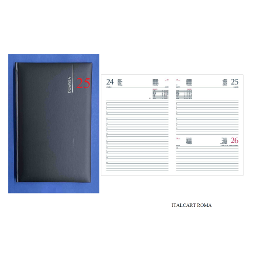 Agenda Giornaliera 14,3x20,5 Blocco fisso con elastico ED.10 2026