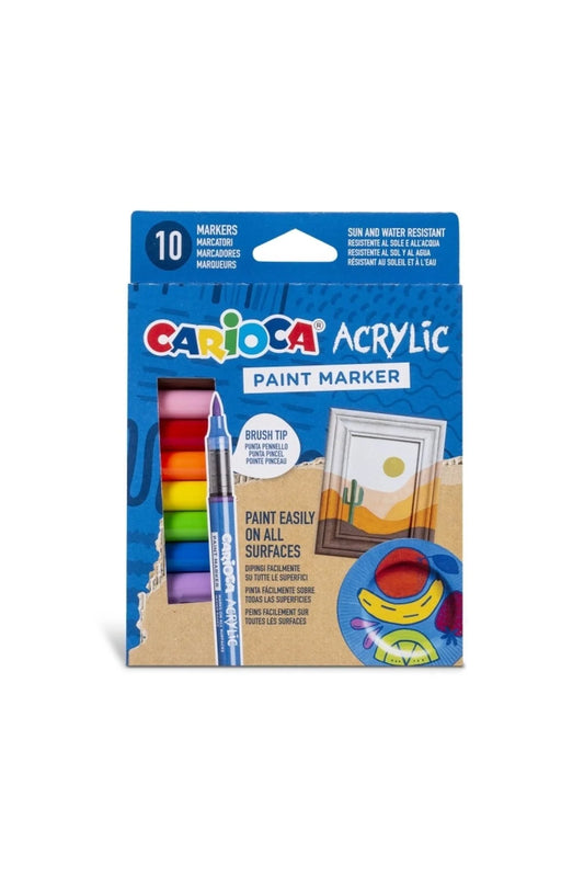 Carioca Acrylic Marker a 10 colori ass.