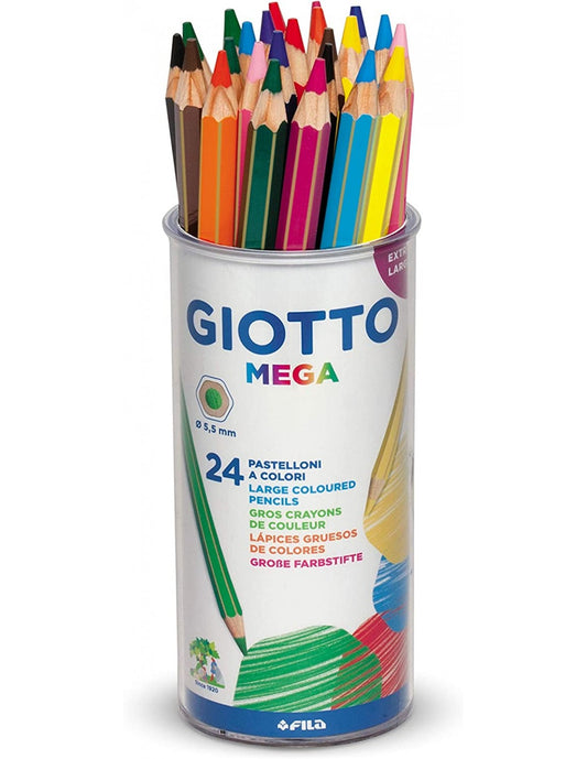Pastelli Giotto Mega 24 Colori