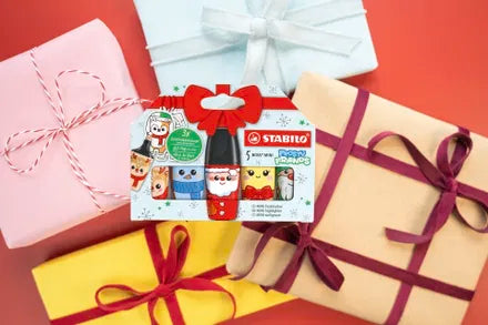 Stabilo Boss Mini Evidenziatori  Natalizi Frosty Friends cf. 5 pz.