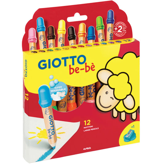 Super Pastelloni Giotto BEBE' Fila a 12 colori