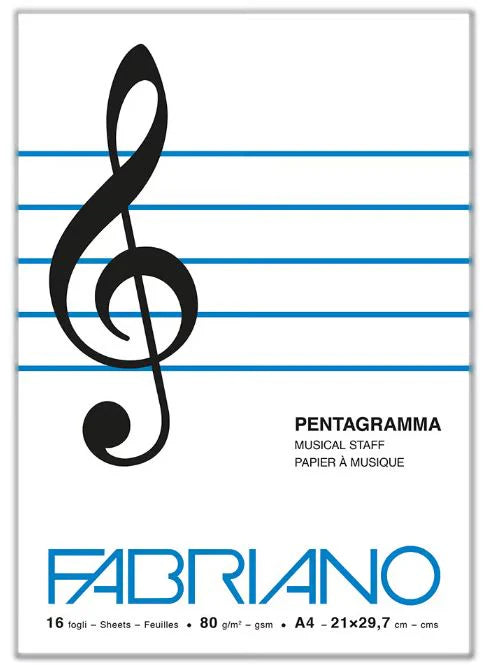 Quadernone Maxi Musica 21X29,7 16 FF.