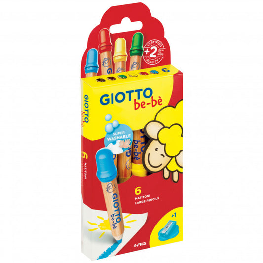 Super Pastelloni Giotto BEBE' Fila a 6 colori