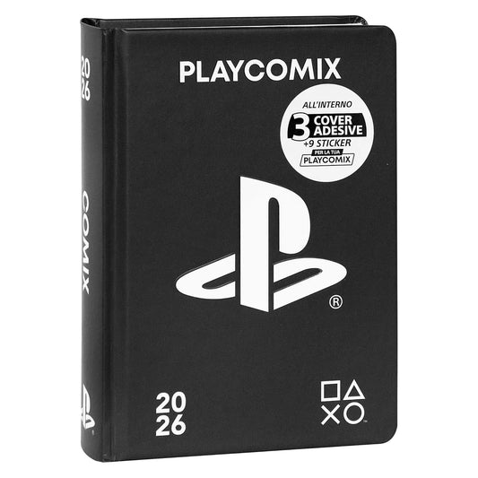 Diario scuola datato 16 mesi 2025-2026, Comix PlayStation