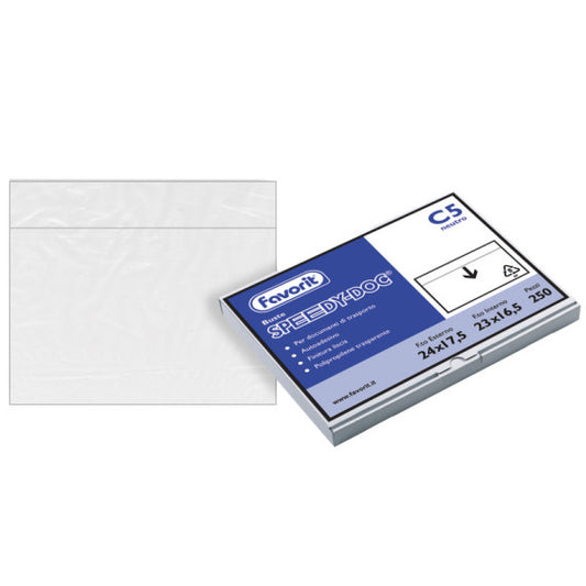 Buste per Spedizioni Speedy Doc Favorit 24x18,5 Cf. 100 Pz.