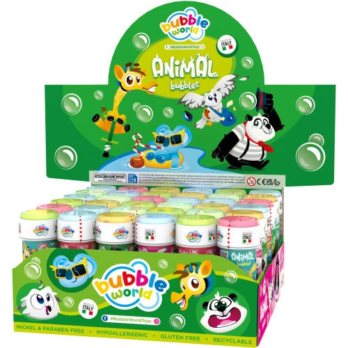 Bolle di Sapone Dulcop " Animal Bubbles" in cf. da 36 pz.