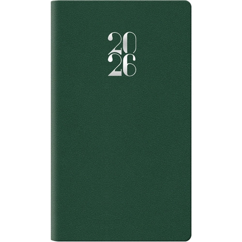 Agenda Settimanale Tascabile verticale 8x14 Blocco Fisso ED.26 2026