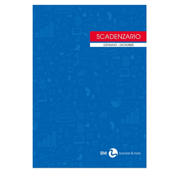 Scadenziari A4 2 copie BM501/2