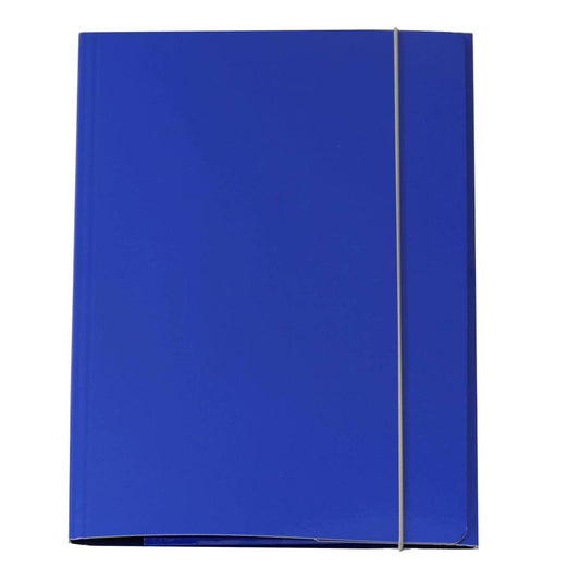 Cartella Simil Presspan 25x35 C/Elastico cf. 10 pz.  Colore blu
