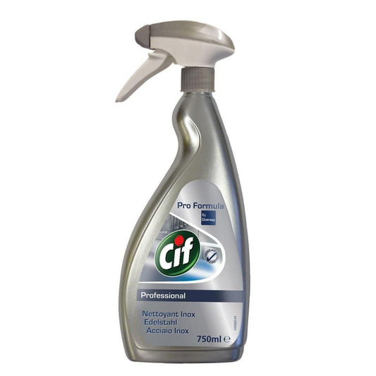 Detergente CIF Acciaio Inox & Vetri 750 ml.