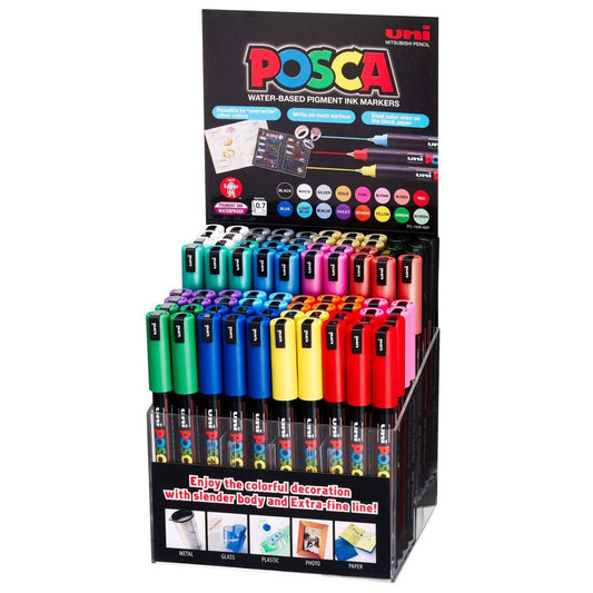Uniposca PC1-MR Punta Fine Espositore 60pz. assortiti