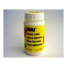 Colla Lacca Adesiva UHU 210 Ml.  222 gr. Finitura Brillante