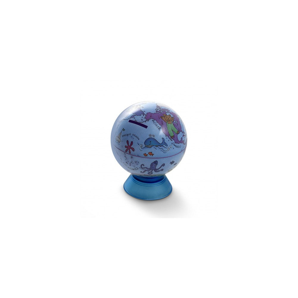 Salvadanaio Globo Geografico Mini "Baby Bank "