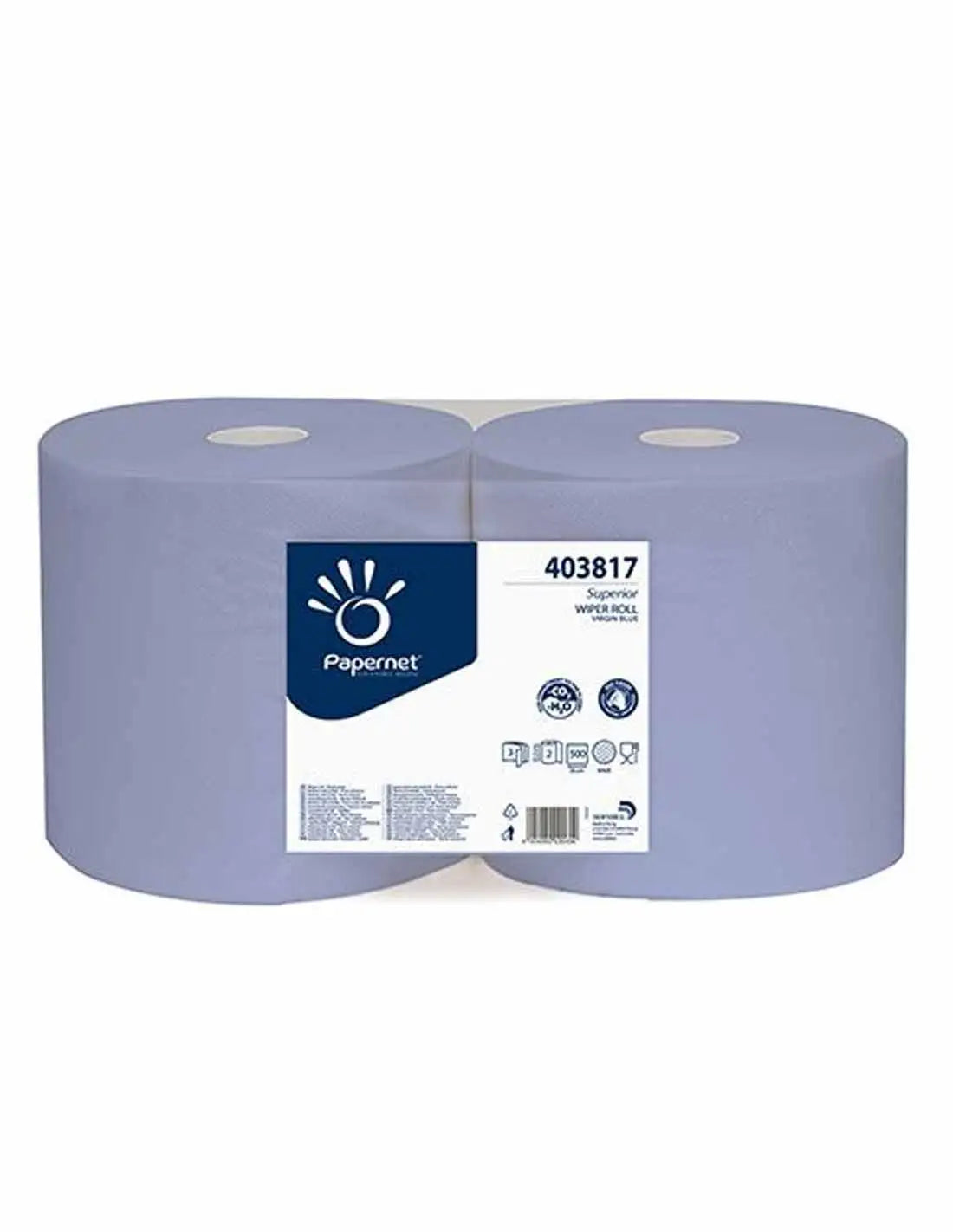 Rotoloni Asciugatutto Uso Industriale Blu 3 Veli cf. 2 Rt. 500 Strappi
