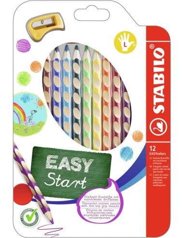 Stabilo Pastelli Easy Start x Mancini i a 12 colori