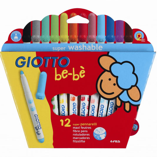 Super Pennarelli Giotto BEBE' Fila a 12 colori