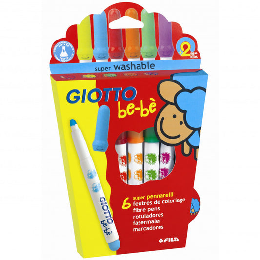 Super Pennarelli Giotto BE-BE' Fila a 6 colori