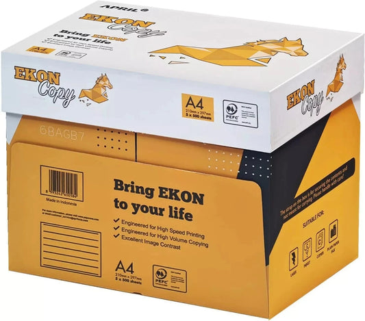 Carta A4 Ekon Copy 75 gr. 1 risma da 500 ff.