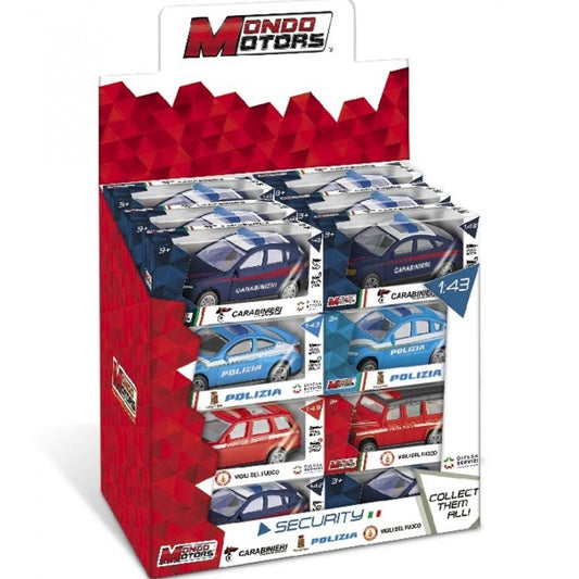 Modellini Auto Mondo Motors Security Collection scala 1:43 esp. 24 pz