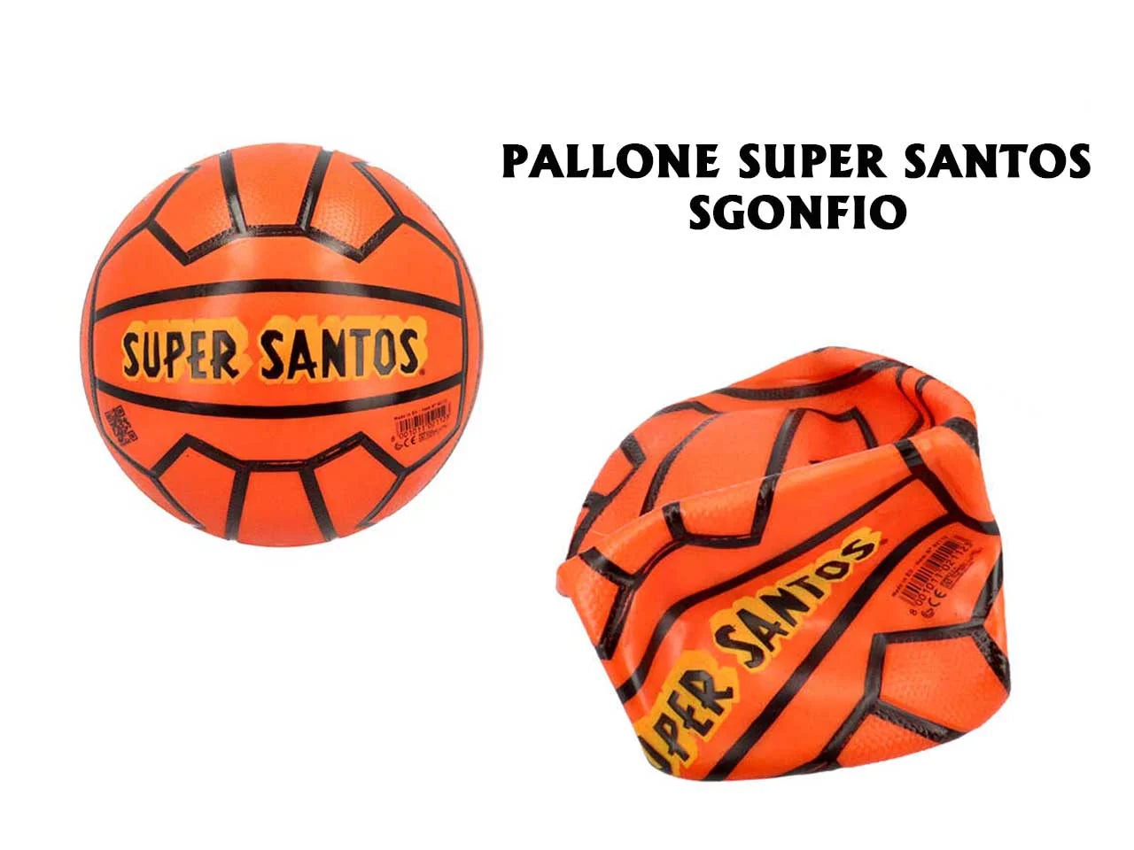 Pallone Super Santos  230 mm BIO "Sgonfio" Singolo