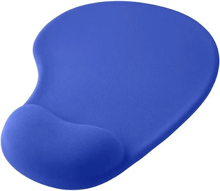 Tappetino per Mouse Ergonomico con Poggiapolso Colore Blu