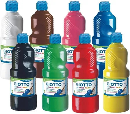 Tempera Acrilica Giotto da 500 M. Vari Colori
